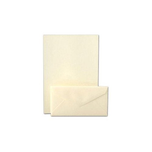 Pearl White Kid Finish Monarch Sheets And Envelope (CS7111)