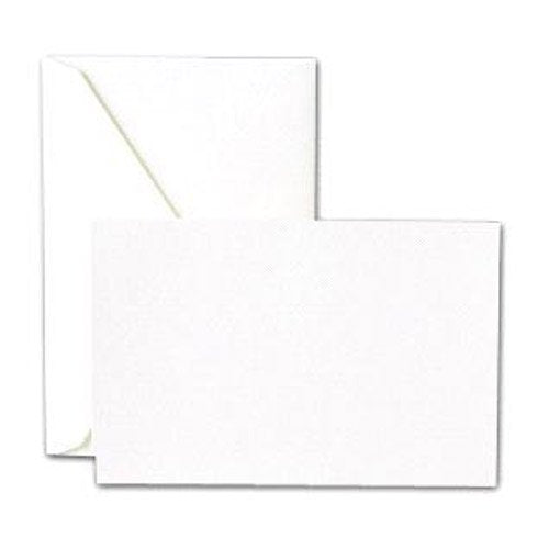 Pearl White Correspondence Cards & Envelopes (CC3111)