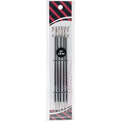 Knitter's Pride 1/2.25mm Karbonz Double Pointed Needles, 6"