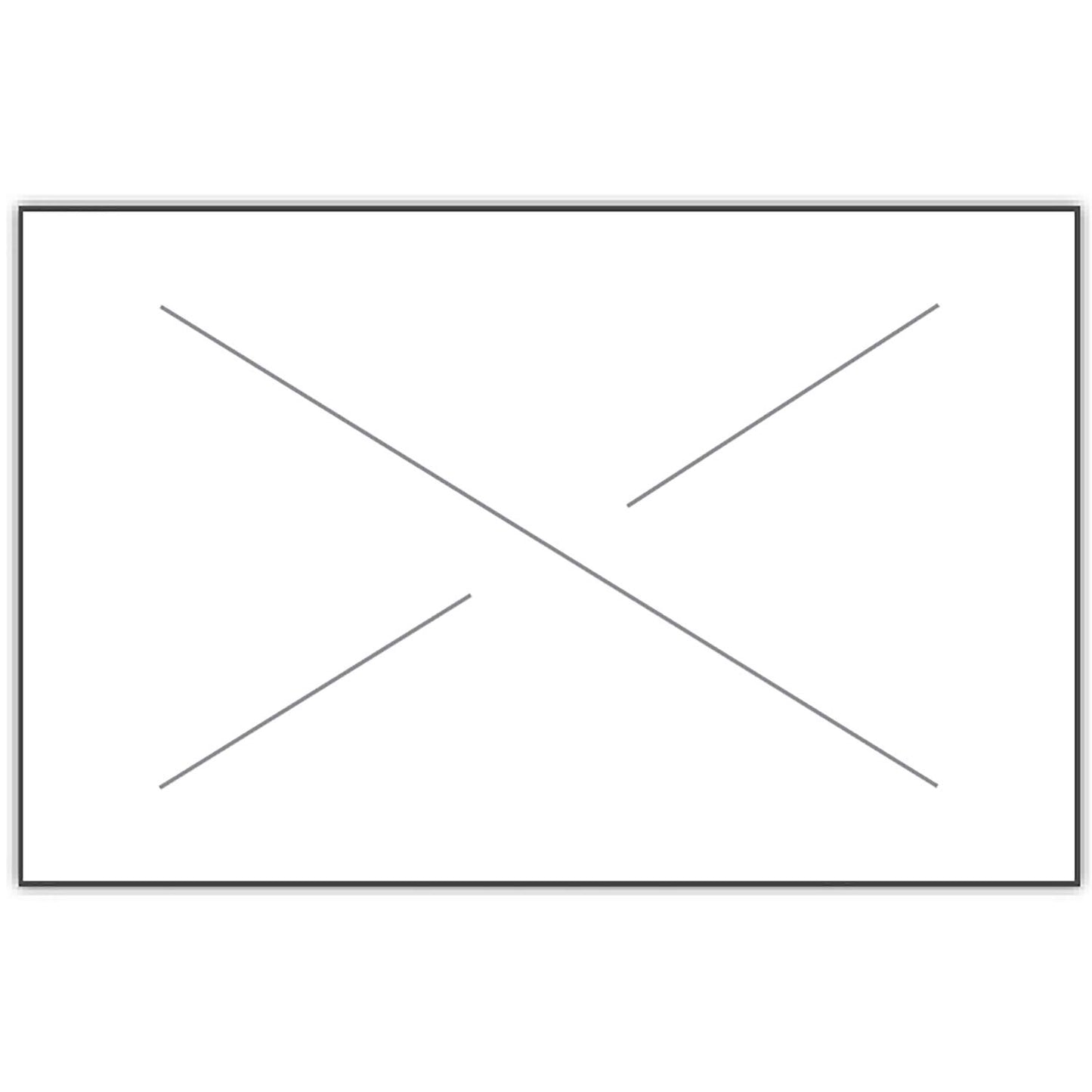 Garvey GX2516 White Blank Labels, 8 Rolls Plus 1 Ink Roller Per Sleeve (2516-09510)
