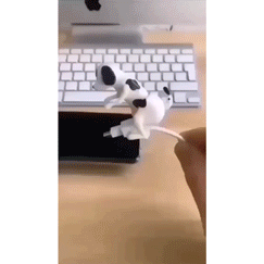 Rogue Dog Charging Cable Type-C Portable USB Kids Toy Gift Data Cable Toy Dog Smartphone Charger Charging Line Cute Micro USB