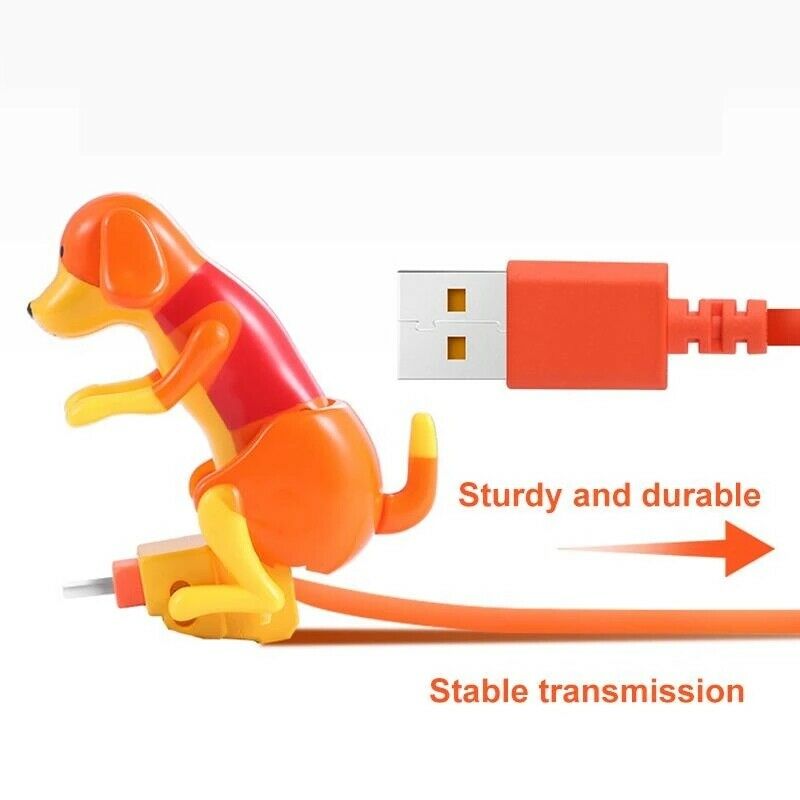 Rogue Dog Charging Cable Type-C Portable USB Kids Toy Gift Data Cable Toy Dog Smartphone Charger Charging Line Cute Micro USB