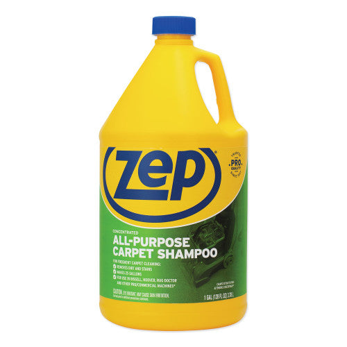 PY01 Zep Commercial Concentrated All-Purpose Carpet Shampoo, Unscented, 1 gal Bottle (ZUCEC128EA)