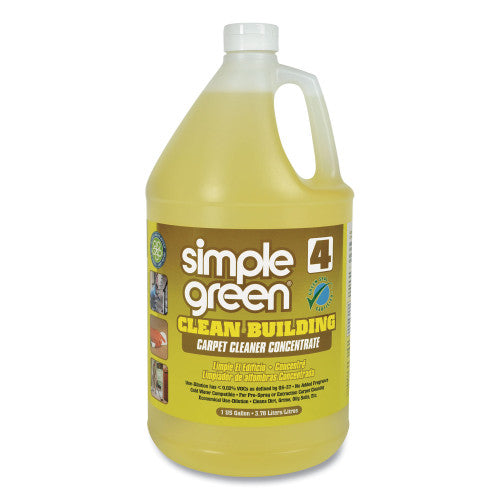 PY01 simple green Clean Building Carpet Cleaner Concentrate, Unscented, 1gal Bottle (11201)