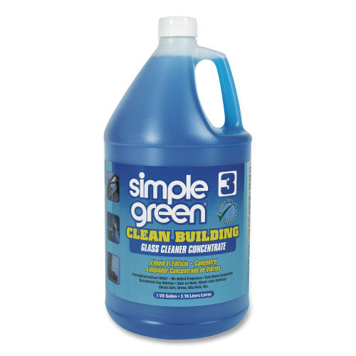 PY01 simple green Clean Building Glass Cleaner Concentrate, Unscented, 1gal Bottle (11301)