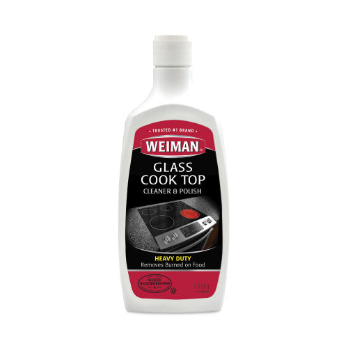 PY01 WEIMAN Glass Cook Top Cleaner and Polish, 20 oz, Squeeze Bottle, 6/CT (137)