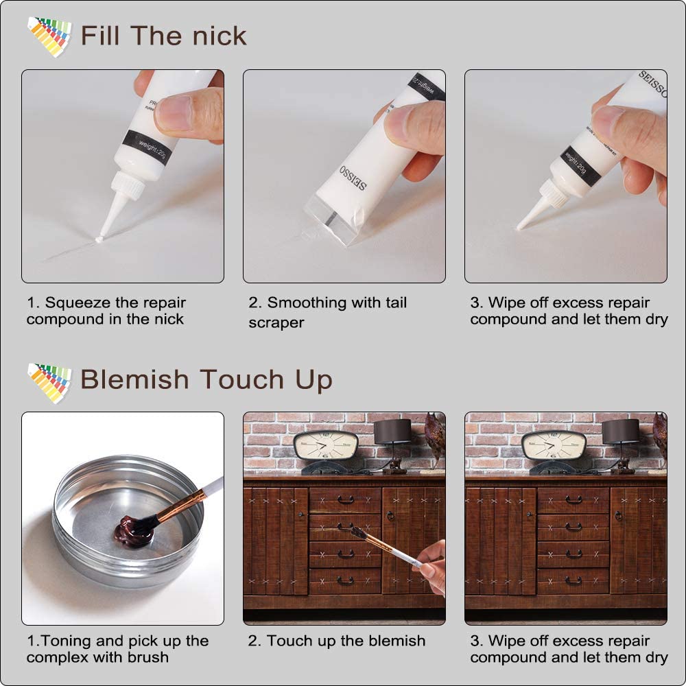 【LM647】Wood Filler Floor Repair Kit