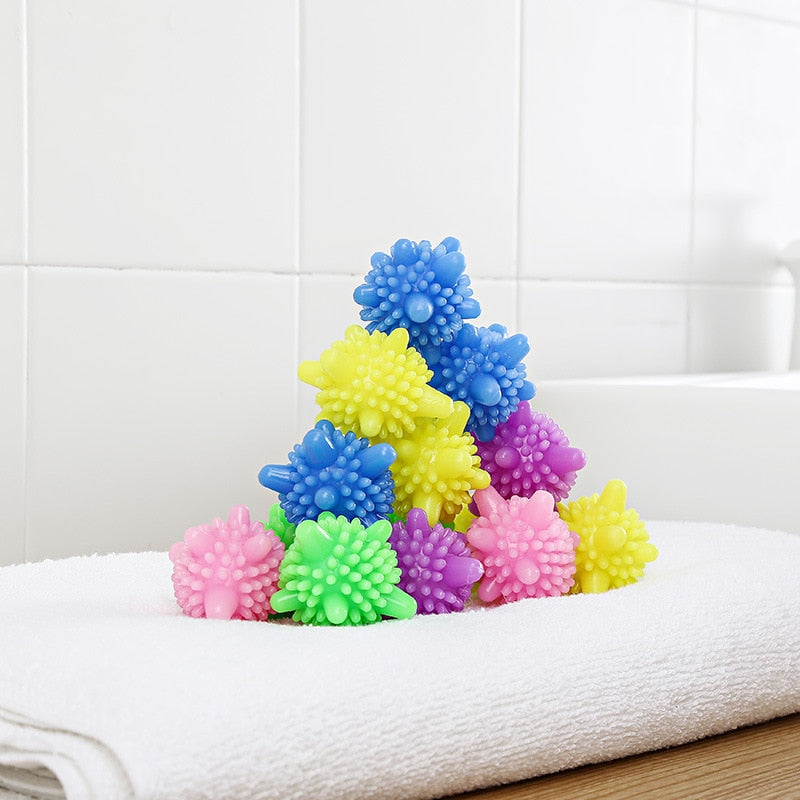 10PCS/5PCS Reusable Laundry balls for washing Machine (Random color)