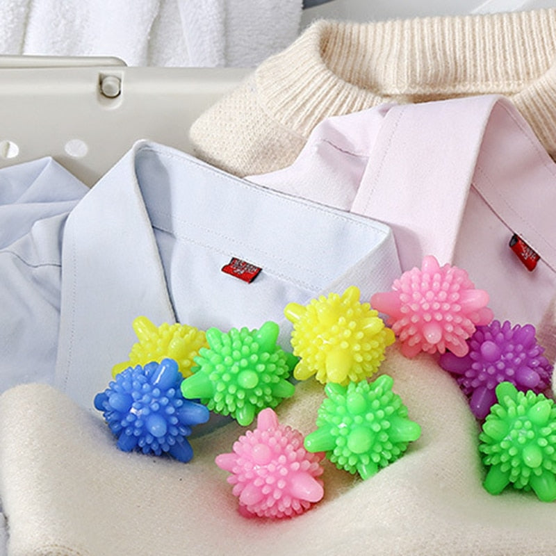 10PCS/5PCS Reusable Laundry balls for washing Machine (Random color)