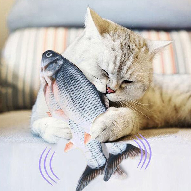 【NDO38】Cat Interactive Toy Fish