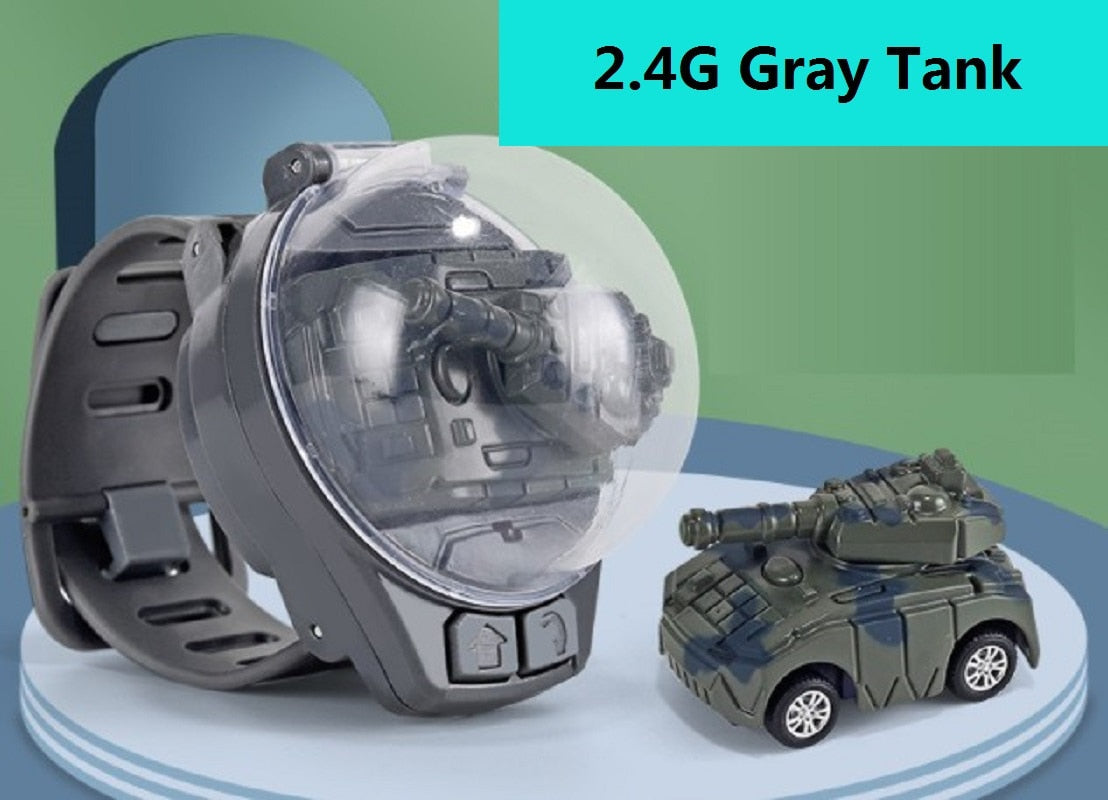 2.4G Mini Watch Control Car Cute RC Car Accompany With Your Kids Gift for Boys Kids on Birthday Christmas Watch RC Car Toy