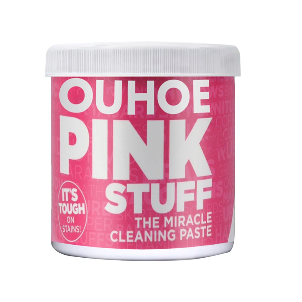 1/3pcs100g Multi-functional Cleaning Cream Household Mild Stove Cleaner Kitchen Detergent Universal Pink Active Solid Cleaner