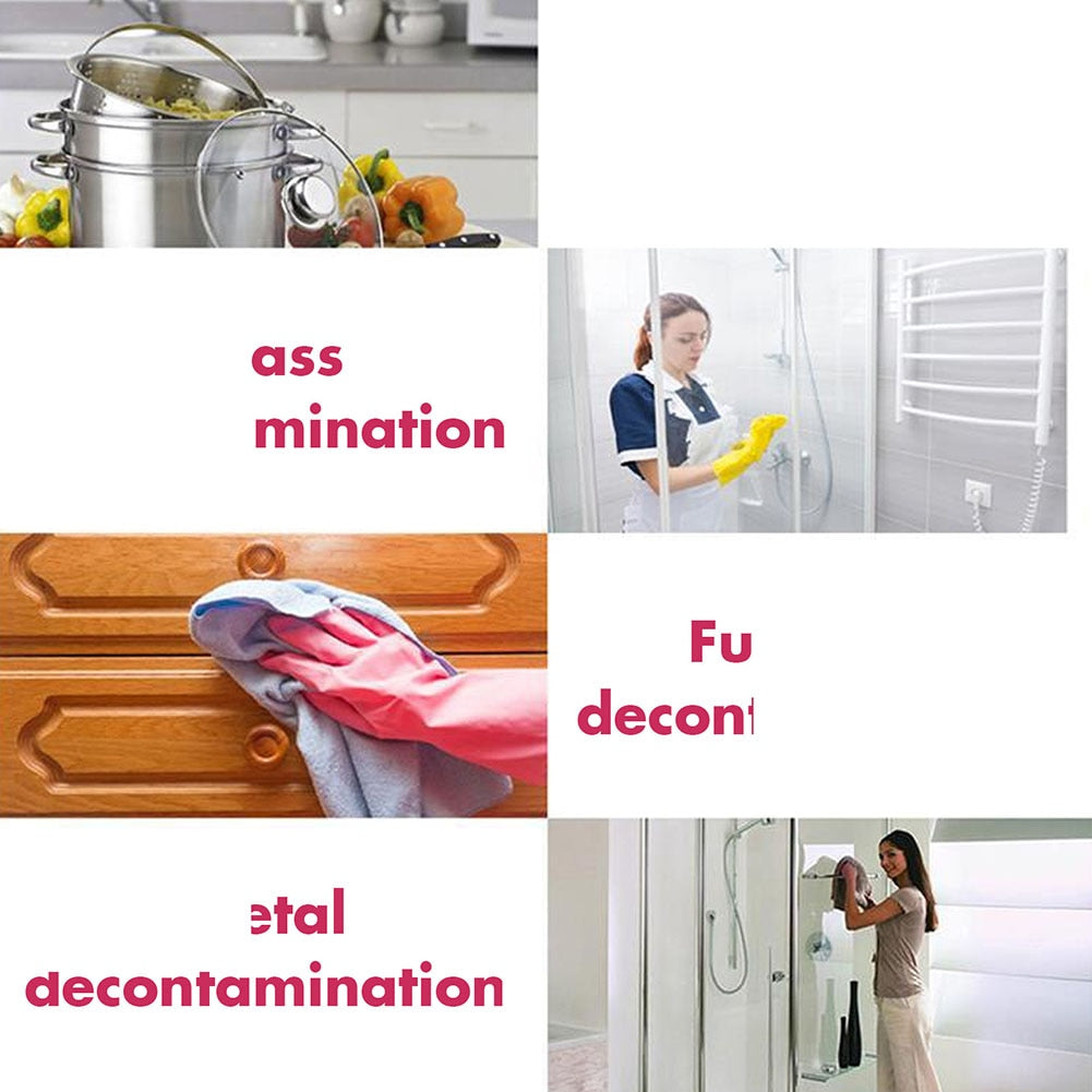 TJ21-1/3pcs100g Multi-functional Cleaning Cream Household Mild Stove Cleaner Kitchen Detergent Universal Pink Active Solid Cleaner