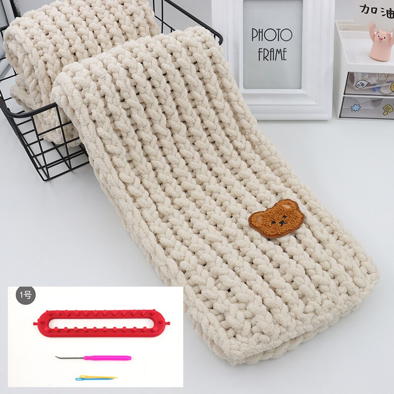 MY347-Self Woven Scarves Diy Material Bag(not a finished product)