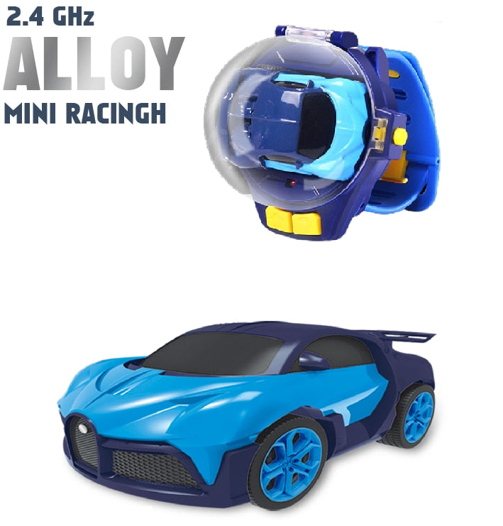 2.4G Mini Watch Control Car Cute RC Car Accompany With Your Kids Gift for Boys Kids on Birthday Christmas Watch RC Car Toy
