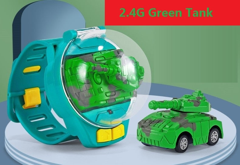 2.4G Mini Watch Control Car Cute RC Car Accompany With Your Kids Gift for Boys Kids on Birthday Christmas Watch RC Car Toy