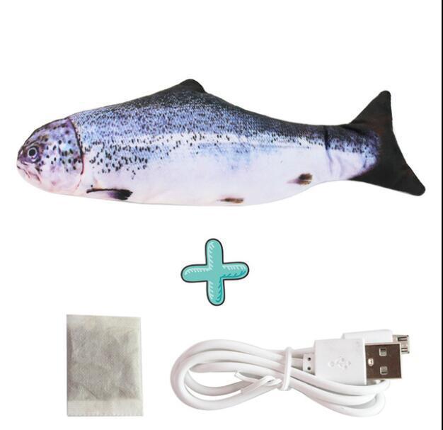 【NDO38】Cat Interactive Toy Fish