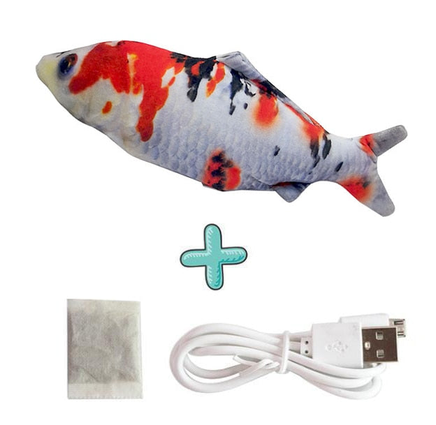 【NDO38】Cat Interactive Toy Fish