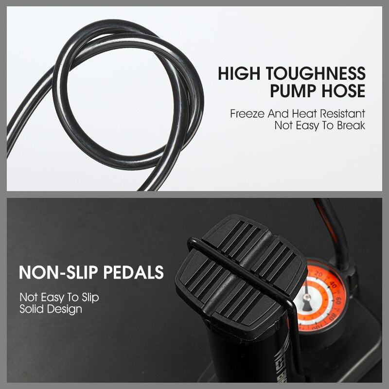 【MA369】Portable High Pressure Foot Air Pump Tire Inflator