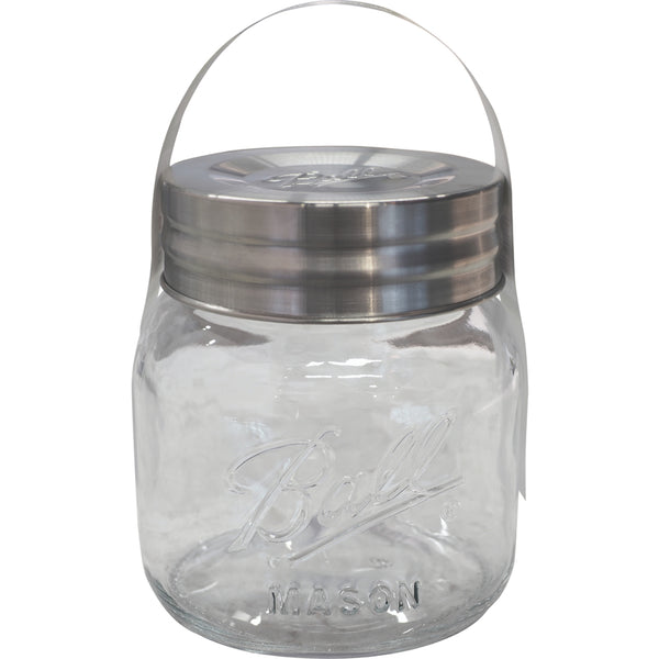 PY01 Storage Bottles And Jars Ball Super Wide Mouth Mason Jar 0.5 gal 1 pk