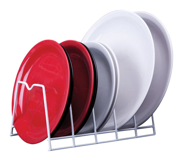 PY01 Storage Racks Grayline 11 in. L X 7.5 in. W X 5 in. H White Steel Dish Rack