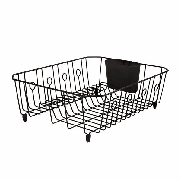 PY01 Storage Racks Rubbermaid 17.6 in. L X 13.8 in. W X 5.9 in. H Black Steel Dish Drainer