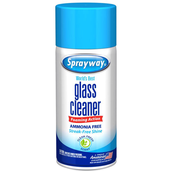 PY01 Sprayway Fresh Scent Glass Cleaner 6 oz Foam (Pack of 12).