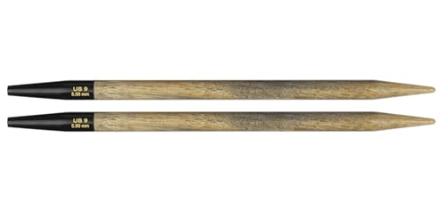 Lykke Driftwood Driftwood Needle Tips, Interchangeable US 6 (4 mm), LK-Di5, 5 Inch IC US 6 (4.0 mm) Needle