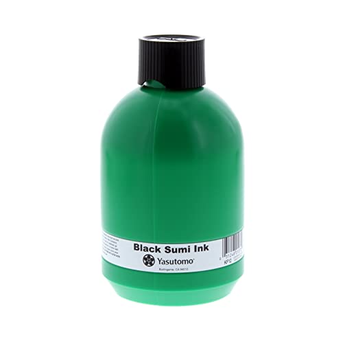 Yasutomo Yasutomo Sumi Ink Japanese Bokuju Black 12 oz
