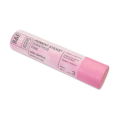 R&F Handmade Paints - Professional Oil Pigment Stick, Dianthus Pink, 188 ml