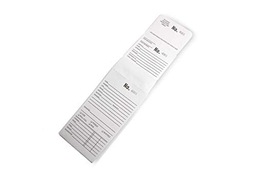 Grobet USA 3-Part White Jewelry Repair Envelope #4001-5000, Box of 1000 Each, 5.75" x 3.125", Tuck Flap Closure