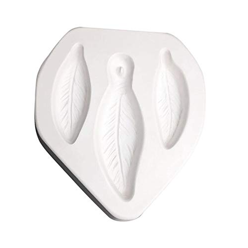 Feather Trio Jewelry Casting Mold for Glass Fusing