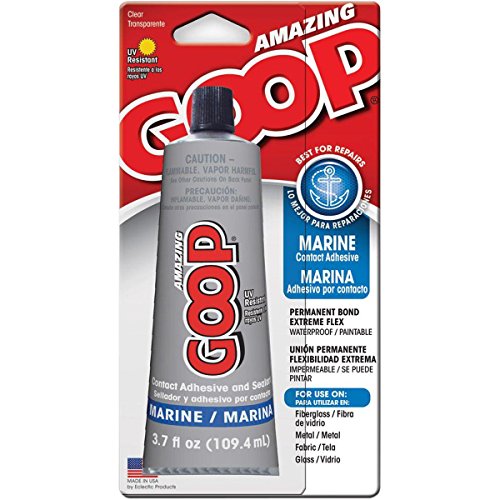 Amazing Goop Marine Contact Adhesive and Sealant, Clear, 3.7 oz, 3 Pack