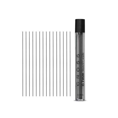 Cross Mechanical Pencil Lead Refills, 0.7mm point, Grey, 15-Count, 1-Pack (8742)