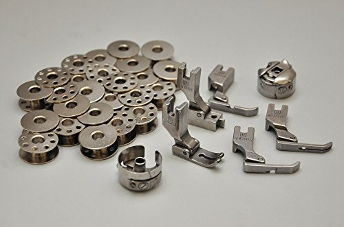 Juki DDL-8700 Essentials Kit Bobbins, Presser Feet, and Bobbin Cases for Juki, Singer, Consew