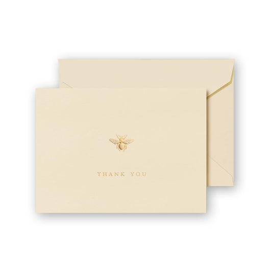 Crane & Co. Engraved Bumble Bee Thank You Note (CT1644)