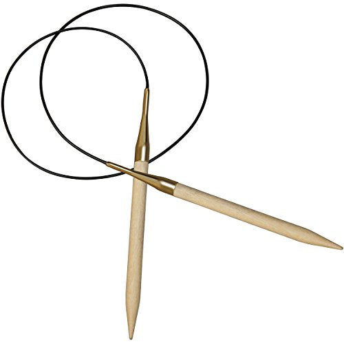 Knitter's Pride 517049-Basix Fixed Circular Needles 40", Size 10/6mm