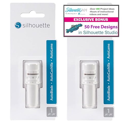 Silhouette Autoblade Replacement for Cameo 3 and Portrait 2 (2 Pack)