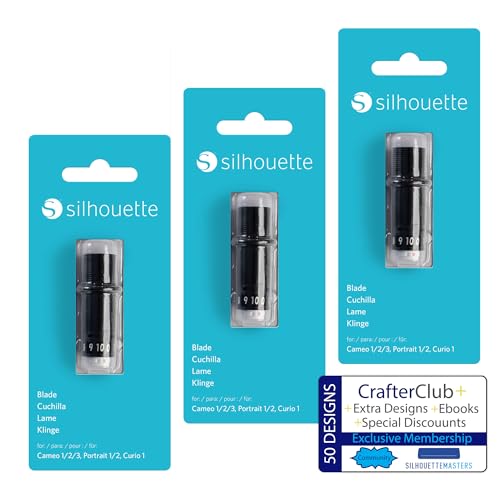3-Pack Silhouette Replacement Blades