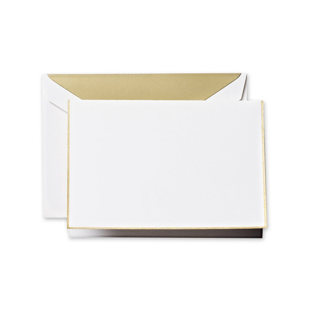 Gold Bordered Pearl White Note (CF1425)