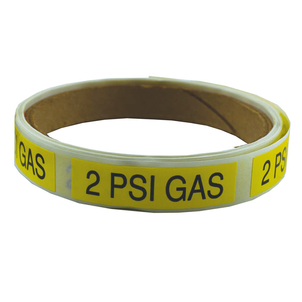100 RL GAS LINE MARKING LABELS