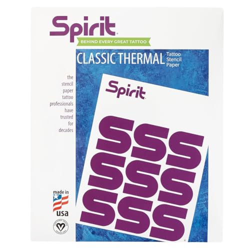 Spirit? Classic Thermal Tattoo Transfer Paper 8.5" X 11" - 100 Sheets