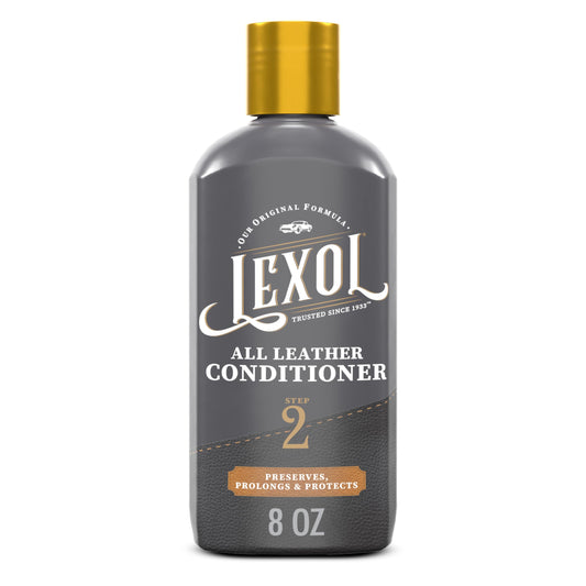 Lexol All Leather Conditioner for Car Seats and Interiors, Couches and Furniture, Shoes and Boots, Bags and Jackets, Baseball Gloves, Horse Saddles, 8oz