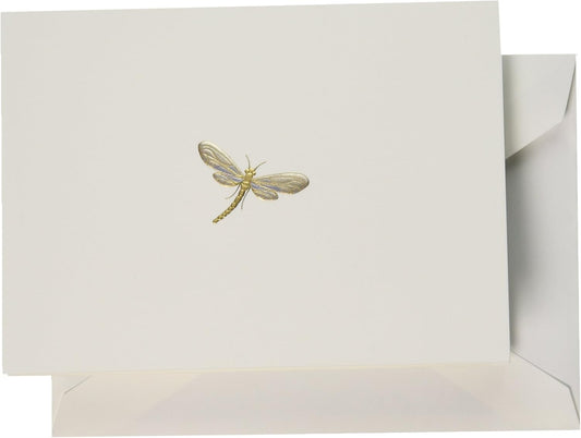 Hand Engraved Dragonfly Note (RF1403)