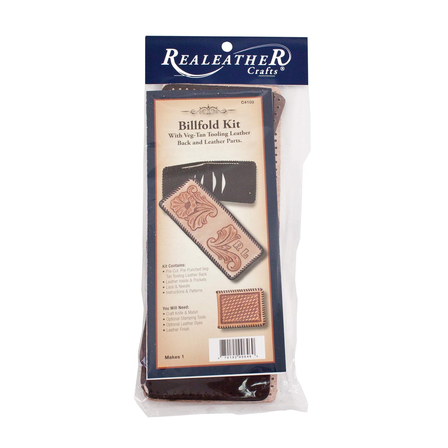 Realeather Silver Edition Card Case Wallet Leathercraft Kit