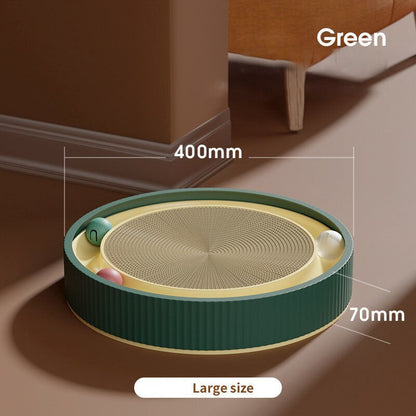【MV427】Interactive Round Cat Scratching Board with Ball