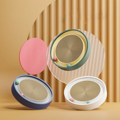 【MV427】Interactive Round Cat Scratching Board with Ball