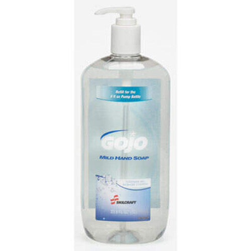PY01 AbilityOne 8520016602067, SKILCRAFT, GOJO Mild Hand Soap, Lightly Scented, 1 L Bottle, 4/Carton