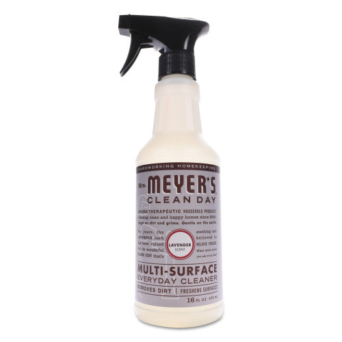 PY01 Mrs. Meyer&#039;s Multi Purpose Cleaner, Lavender Scent, 16 oz Spray Bottle, 6/Carton (323568)