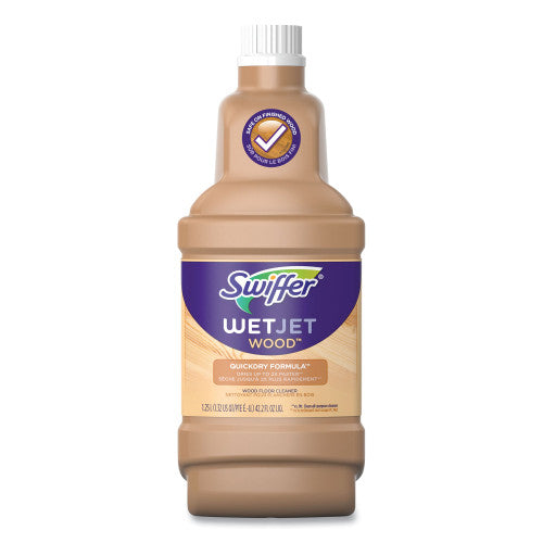 PY01 Swiffer WetJet System Cleaning-Solution Refill, Blossom Breeze Scent, 1.25 L Bottle, 4/Carton (77133)
